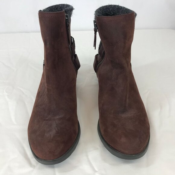 Stylish Brown Ankle Boots - Picture 4 of 7